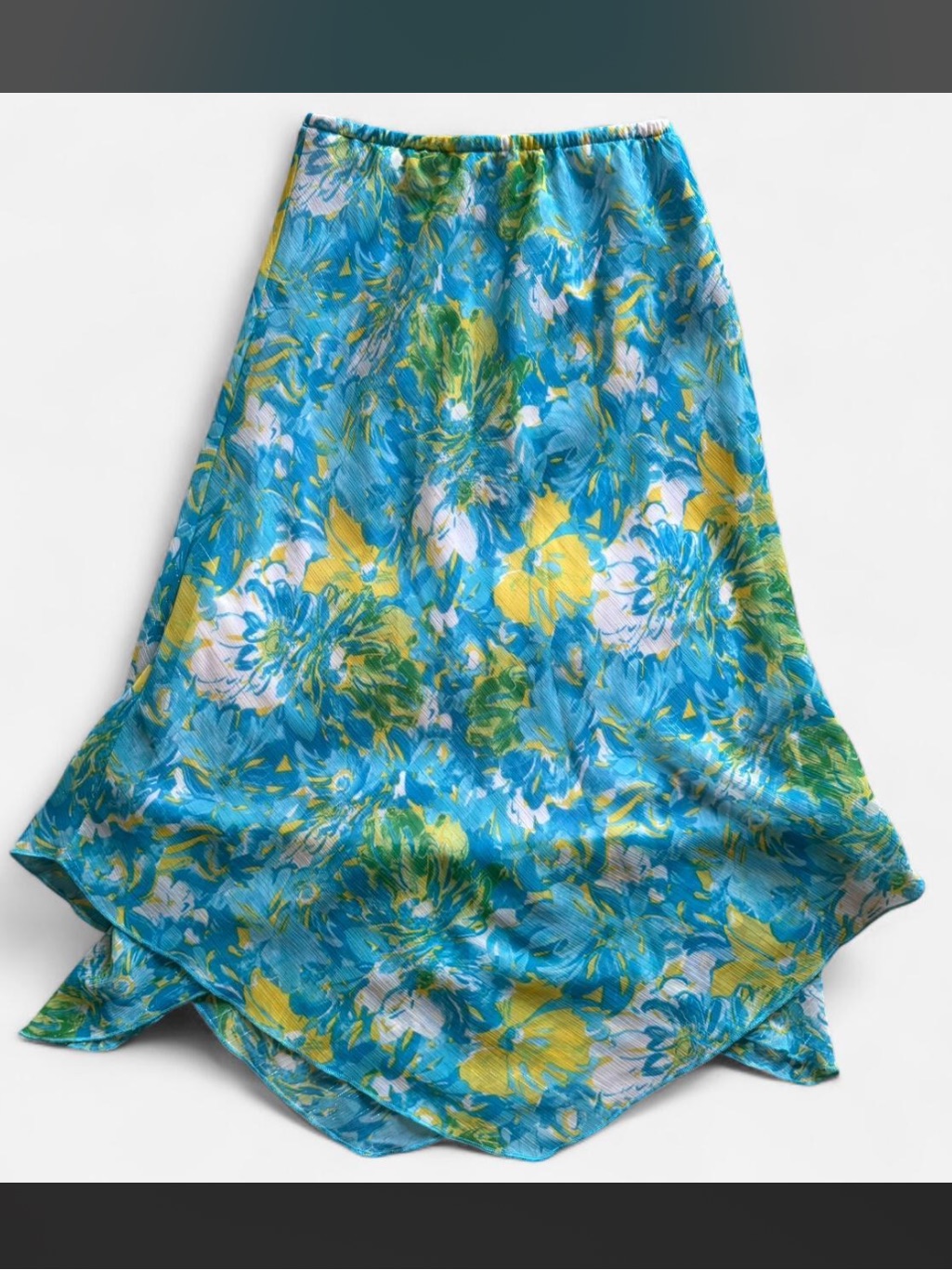 Y2k Mermaid Mesh Overlay Midi Skirt <3